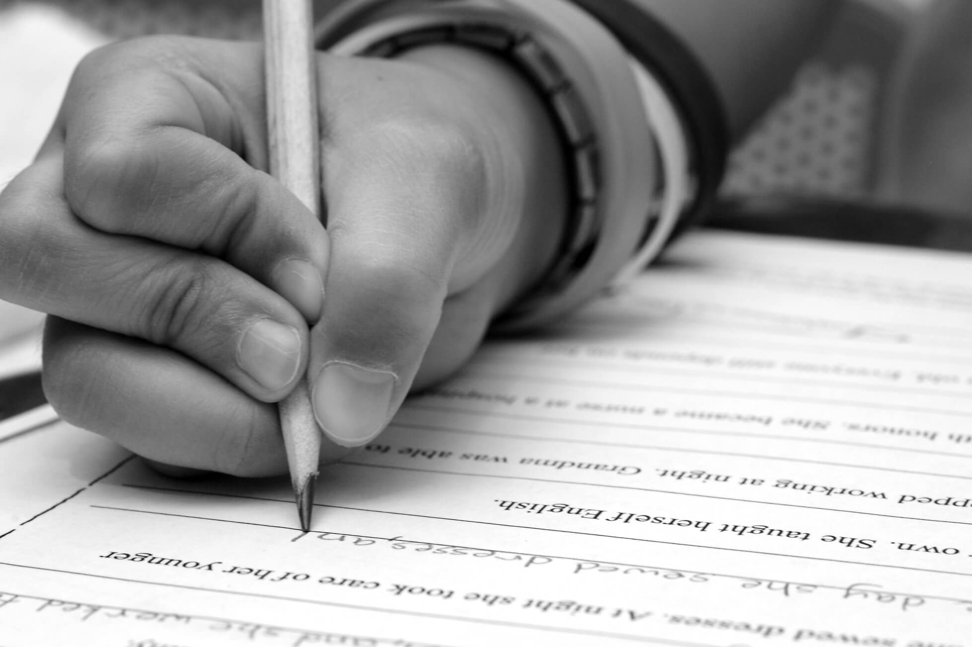 Writing an article review by hand